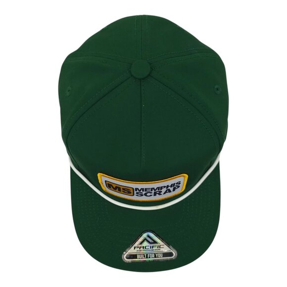 Memphis Scrap Rope Snapback Cap Hat Logo Patch Trucker Baseball Pacific NWOT - Picture 6 of 14